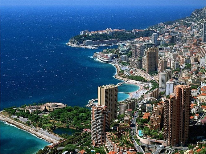 Monaco: Giá bất động sản 57.600 USD - 67.300 USD/m2