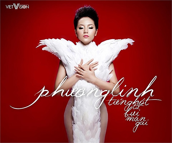 Ca sĩ Phương Linh và bức hình khá ấn tượng, đầy gợi cảm.
