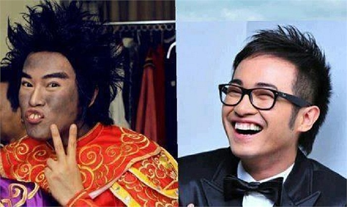 Đến bây giờ Minh Quân mới chịu công khai trên trang cá nhân việc hóa thân thành nhân vật Thiên Lôi xấu xí trên sân khấu Gặp nhau cuối năm 2012.