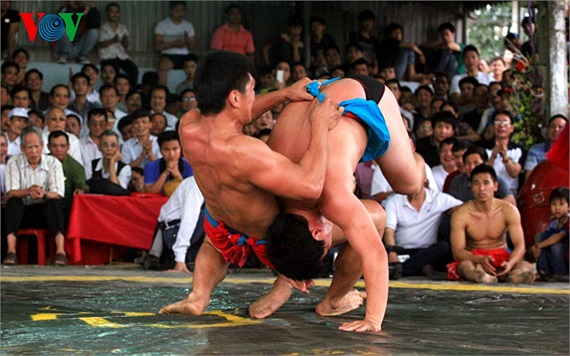 Ngoài các đô vật nghiệp dư còn có các đô vật thành viên của đội tuyển vật quốc gia về thi đấu