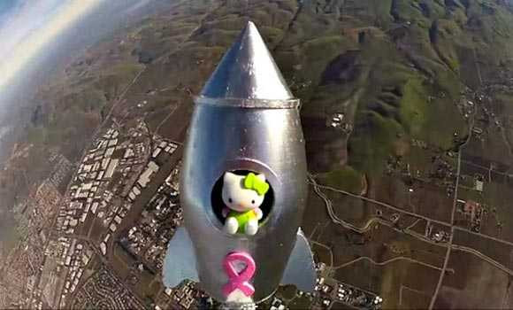 Nữ sinh lớp 7 phóng tên lửa, đưa mèo vào không gian