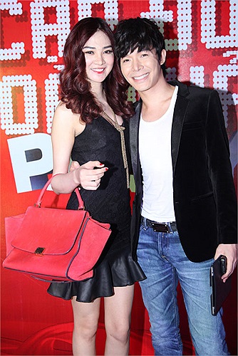 Ngọc Oanh và Nathan Lee, cặp đôi ngọt ngào.