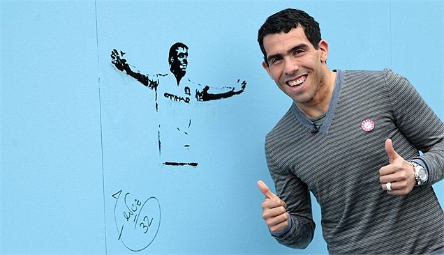 Đây là họa phẩm của Carlos Tevez