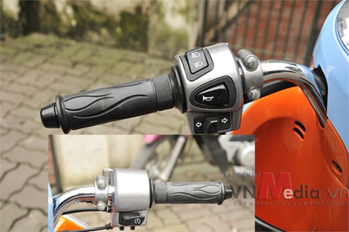 Thiết kế phần điều khiển tương tự các xe ga mới của Honda