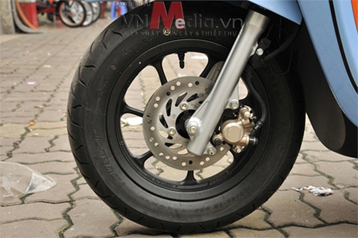 Phanh trước dạng đĩa 1 piston