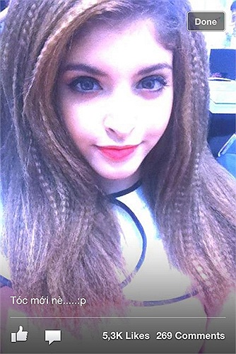 Hotgirl Andrea ngày càng tai tiếng vì những bức ảnh bán nude và khoe ảnh chụp cùng người yêu trong khách sạn.