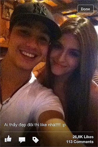 Cuộc tình của cặp đôi này có nhiều niềm vui.