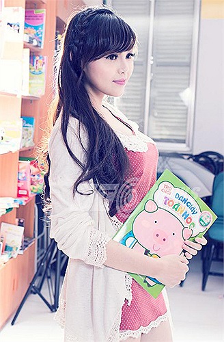 Chia sẻ với VTC News, Thục Vy cho rằng hiện tại công việc học tập đối với cô bạn này là quan trọng nhất. 