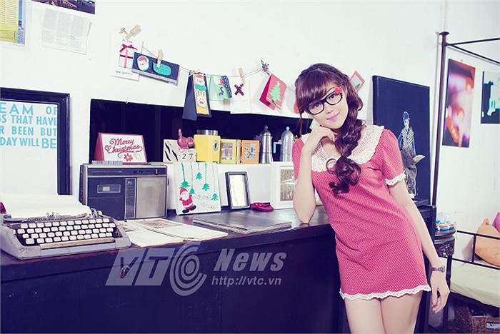 Thục Vy rất vui mừng vì nhiều người nhận xét cô bạn có dáng vóc của một nhà kinh doanh, một nhà lãnh đạo