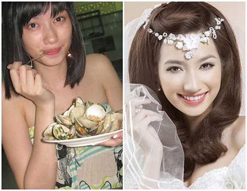 Trúc Diễm không thay đổi nhiều tính từ lúc cô bước chân vào làng giải trí Việt cho đến nay. Vẫn là gương mặt với những đường nét thanh tú mỹ lệ, nhưng cô có làn da trắng sáng hơn hẳn.