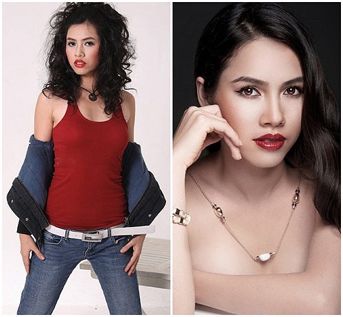 Á hậu Hoàng My ngày xưa từng sở hữu hàm răng hơi chìa, nét mặt khá thô - một vẻ đẹp hơi khác với sự rạng rỡ, sang trọng như hiện tại. Tất cả cho thấy người đẹp đã tốn không ít công sức và tâm huyết để nâng cấp sắc đẹp của mình.