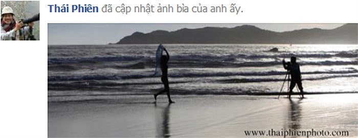 Ảnh bìa rất nghệ thuật của nhiếp ảnh gia Thái Phiên