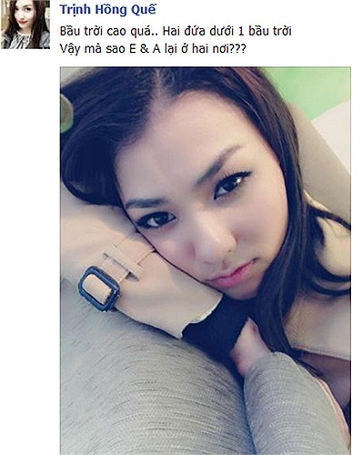 Hồng Quế tự tình vào ngày lễ tình nhân.