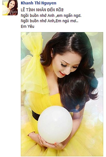 Khánh Thy: Ngồi buồn nhớ anh em ngẩn ngơ. Ngồi buồn nhớ anh em ngủ mơ...