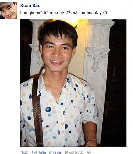 Xuân Bắc thì mong chờ mùa hè để... mặc áo hoa