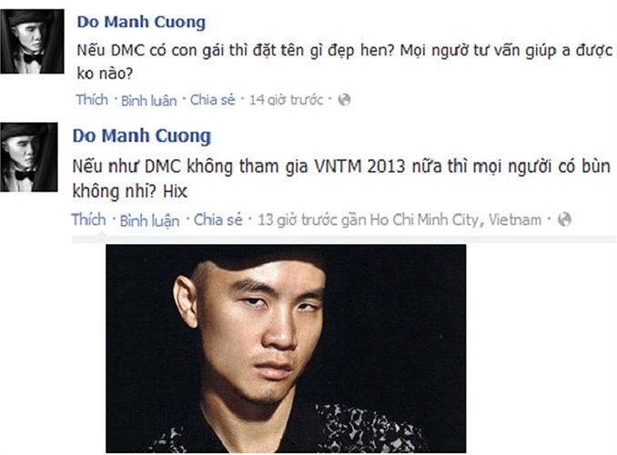 NTK Đỗ Mạnh Cường trưng cầu ý kiến về... tên con gái.