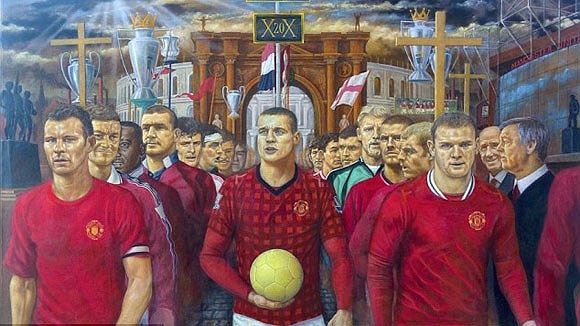 Đội trưởng Vidic qua nét họa thiên tài của Michael Browne 