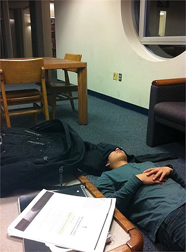 Sàn thư viện có vẻ rất êm ái