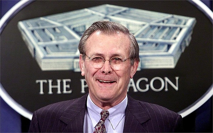 Ông Donald Rumsfeld từ tháng 1/2001 - 12/2006