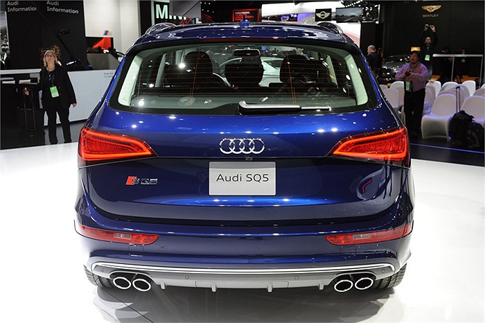 SQ5 bản máy xăng sử dụng bộ vành hợp kim 20 inch với tùy chọn vành 21 inch, lốp kích thước 255/45. 