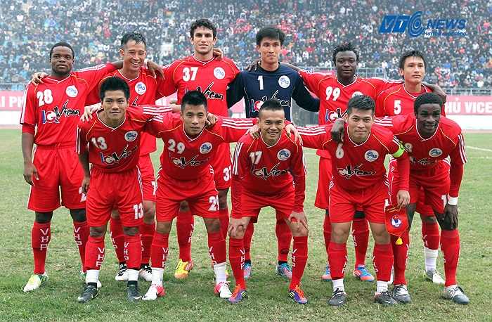 Đội hình xuất phát của XM Hải Phòng