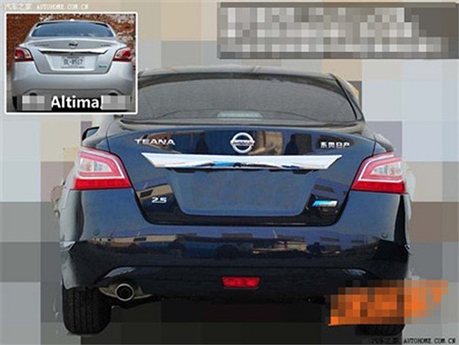 Đuôi xe Teana thế hệ mới tương tư mẫu Altima 2013 tại thị trường Mỹ (ảnh nhỏ)
