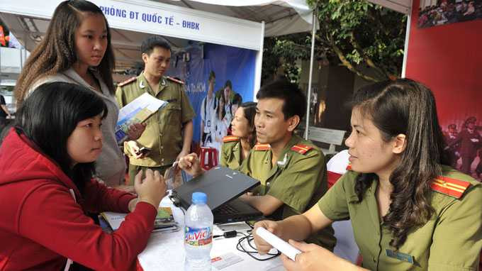 Công bố điểm mới trong tuyển sinh ngành công an