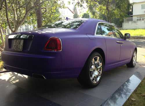 Cường đôla phủ màu ‘độc’ cho Rolls-Royce