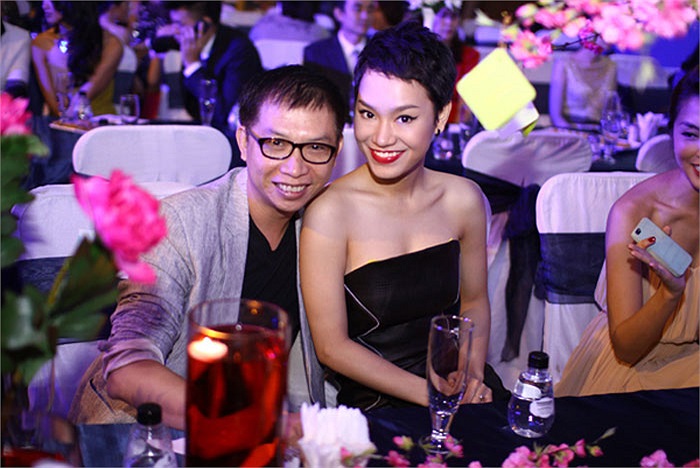 Trà My Idol và Nhiếp ảnh gia Phạm Hoài Nam.