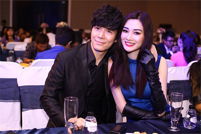Nathan Lee và Ngọc Oanh.