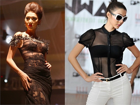 Người mẫu Ngọc Quyên.