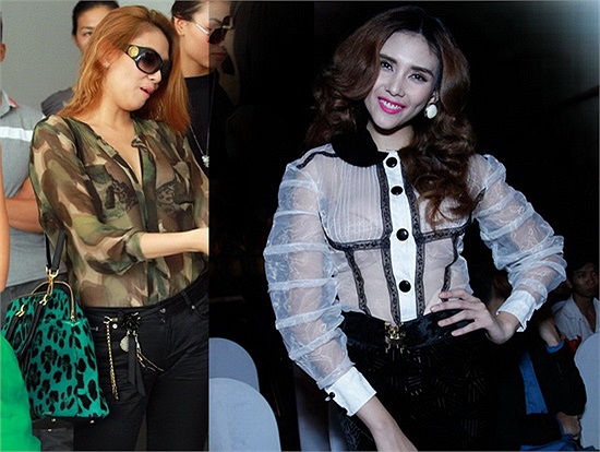 Sở hữu thân hình bốc lửa với số đo các vòng 'đâu ra đấy', Á hậu Võ Hoàng Yến cũng chẳng hề thua chị, kém em trong việc tậu những chiếc váy áo xuyên thấu xuất hiện tại nhiều sự kiện.