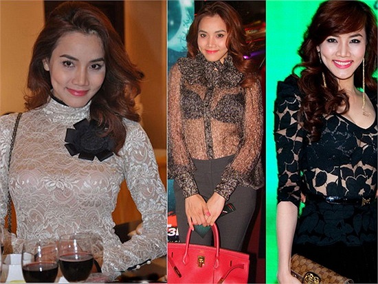 Người mẫu Trang Nhung.