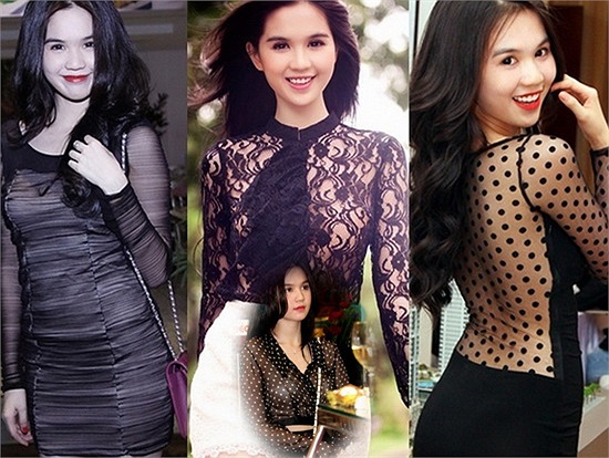 Người mẫu Ngọc Trinh.