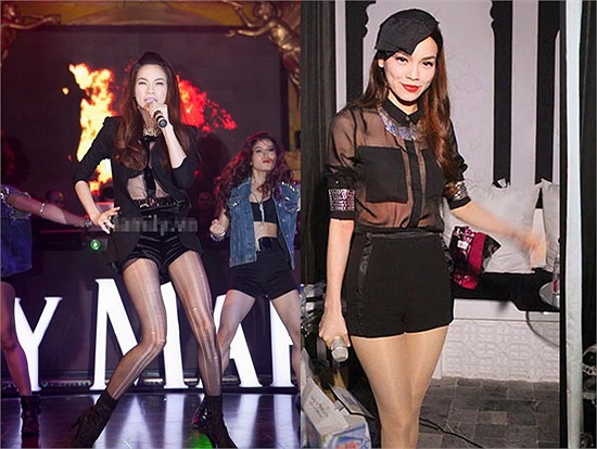 Hồ Ngọc Hà tự tin chứng tỏ đẳng cấp và gu thời trang có thẩm mĩ.