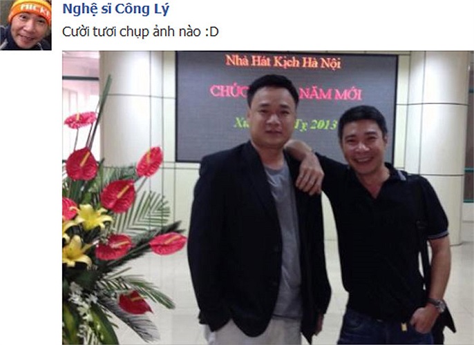 NSƯT Công Lý trẻ trung, bụi bặm và trông khá... chuẩn men ngoài đời, khác hẳn một cô Đẩu ẻo lả trên sân khấu Táo quân VTV.