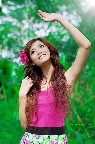 Mục tiêu quan trọng nhất của cô sinh viên báo chí này là hoàn thành tốt việc học