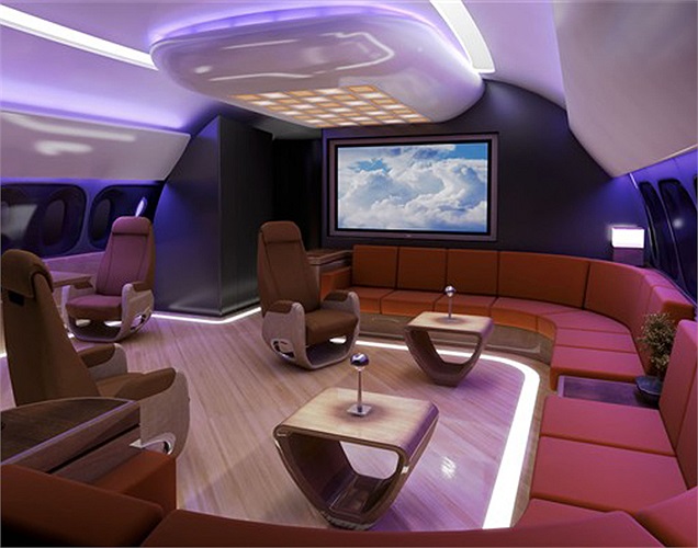 Những dãy ghế ngồi và màn hình lớn tạo ấn tượng về một không gian hiện đại, sang trọng. 