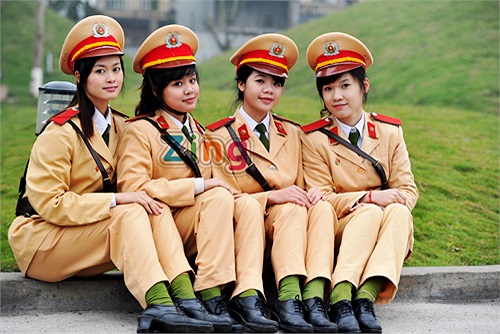 Hiện nay, toàn học viện có 72 học viên nữ theo chuyên ngành cảnh sát giao thông.