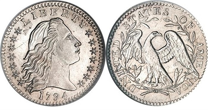 Đồng Flowing Hair 1794, Giá: 10 triệu USD