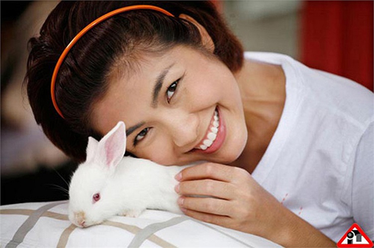 Trong một tấm ảnh, Hà Tăng lộ rõ khuyết điểm mũi đầu tròn.