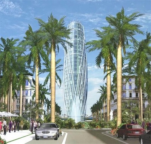 Đó là một kiến trúc kết hợp giữa vẻ đẹp hiện đại và Ba Tư cổ điển, trông giống như một bông hoa. Nó sẽ cung cấp 200 phòng cho du khách, được xem là khách sạn 7 sao thứ hai trên thế giới sau Burj Al Arab song không may dự án bị hủy bỏ năm 2007.