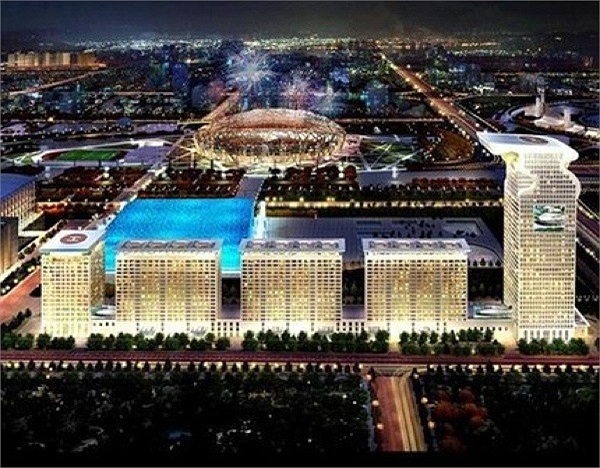 3. Pangu Seven Star Hotel, Bắc Kinh, Trung Quốc: Khách sạn này còn được gọi là Morgan Plaza với nhiều tòa nhà nằm cạnh nhau. Nó sở hữu một góc nhìn tuyệt đẹp tại quận Olympic ở thủ đô Trung Quốc khi chỉ vài bước chân, bạn sẽ đến với SVĐ tổ chim.