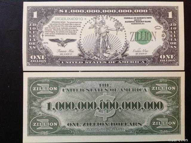 Tiền lì xì 'độc': 1 tỷ đô la Mỹ