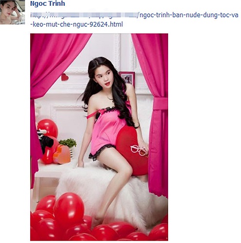 Ngọc Trinh ngọt ngào và quyến rũ với đồ ngủ