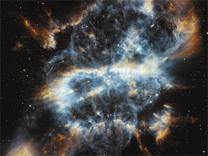 Khối tinh vân NGC 5189 được chụp lại bởi kính thiên văn vũ trụ Hubble của NASA