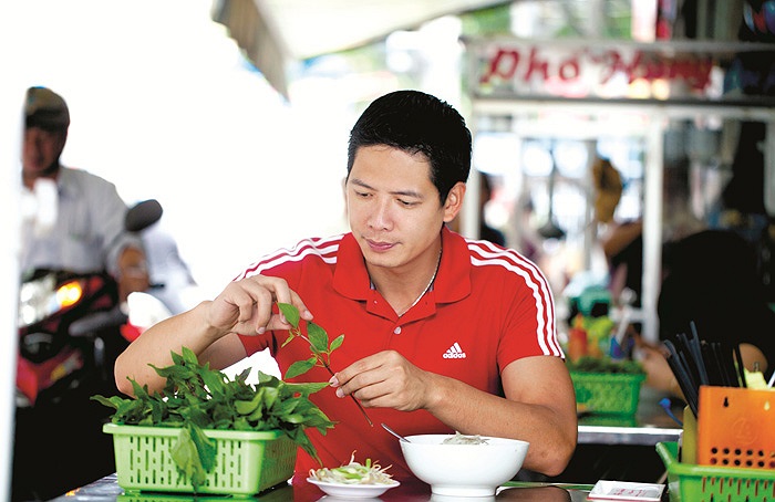 Người mẫu Bình Minh nghiện phở bò.
