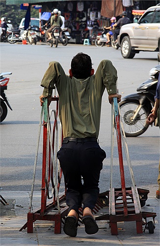 Tập thể dục ngẫu hứng.