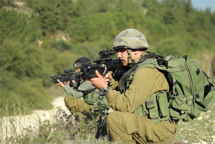 Binh sĩ Israel trong một cuộc tập trận