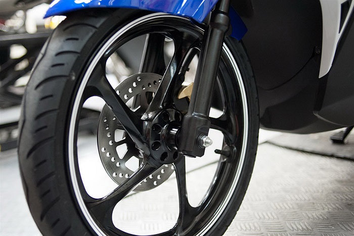 Xe được trang bị vành đúc thể thao